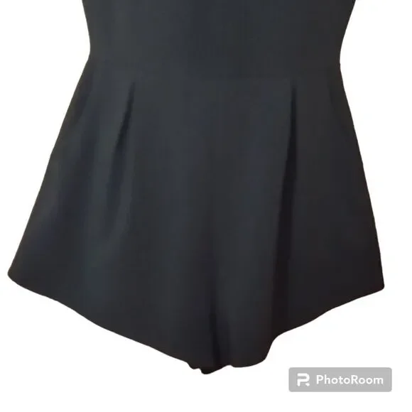 Forever 21 Black Lace One Piece Romper Shorts Sz S Y2K - Picture 7 of 10